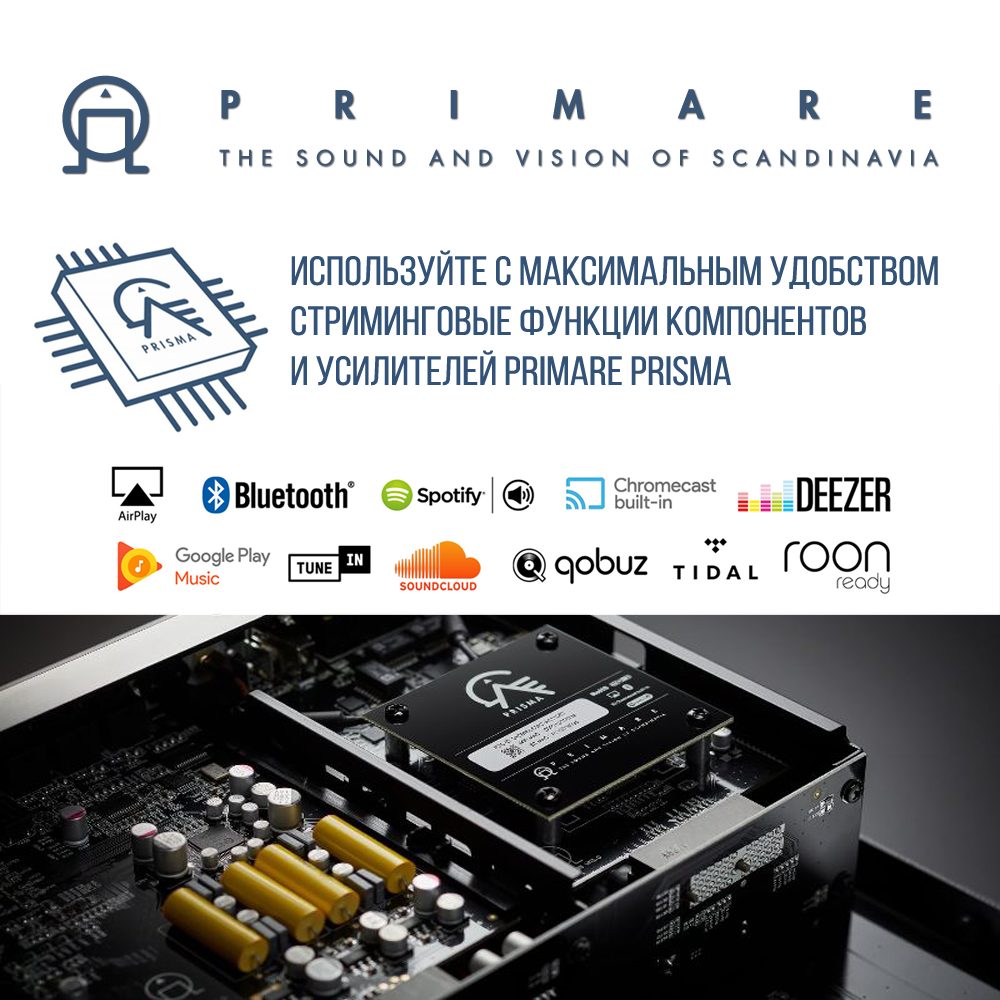 Prisma - уникальная технология от компании Primare