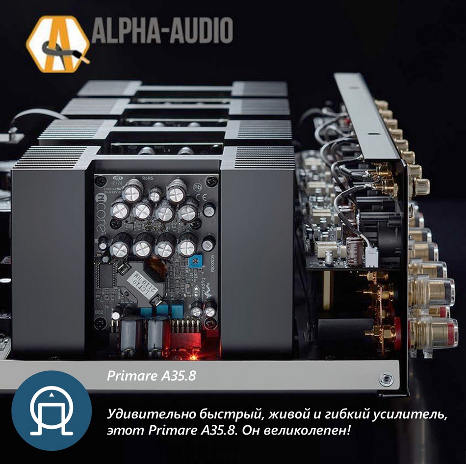 Самые сильные стороны нового восьмиканального усилителя Primare A35.8 по мнению экспертов голландского издания Alpha Audio